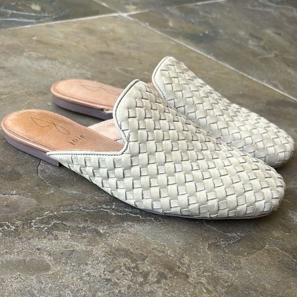 Joie Leather Woven Weave Mule - Picture 2 of 11